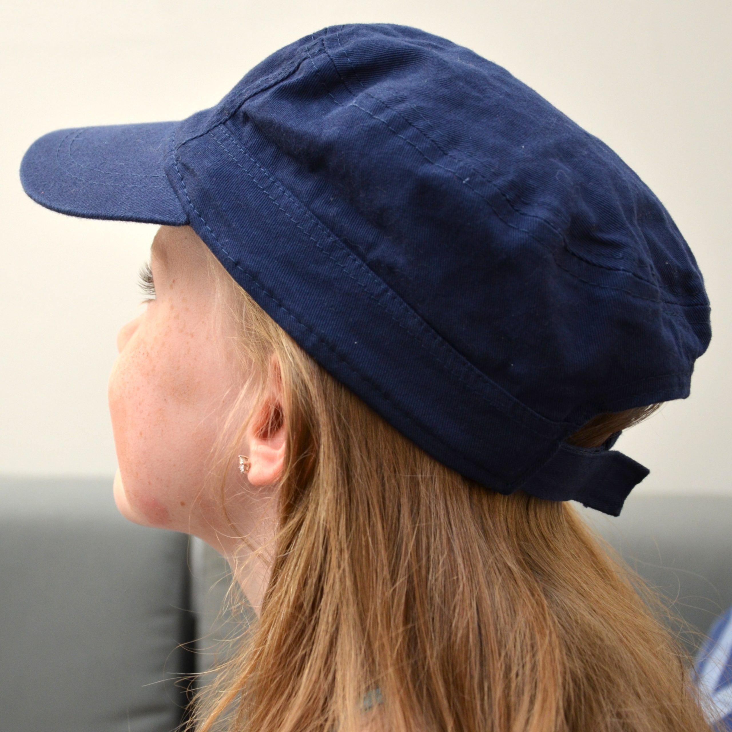 Blue Sailor/Military Style Cap - Jim's Bean Machine